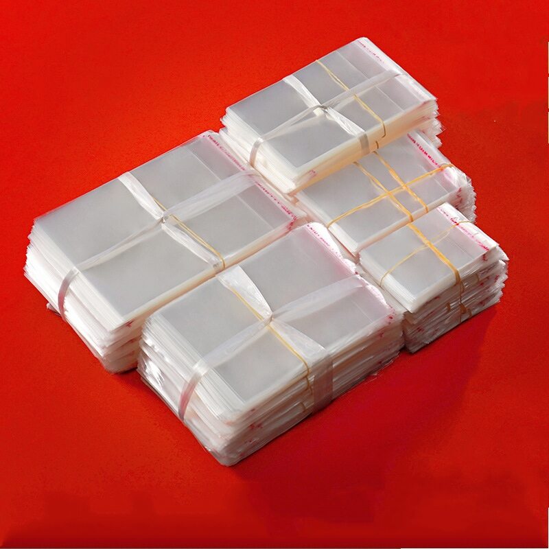 Set 50 túi kiếng opp dán miệng đủ size