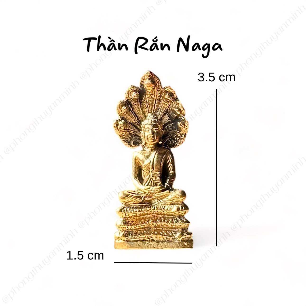 Thần rắn naga - tượng đồng phong thuỷ - tượng đồng mini thái lan