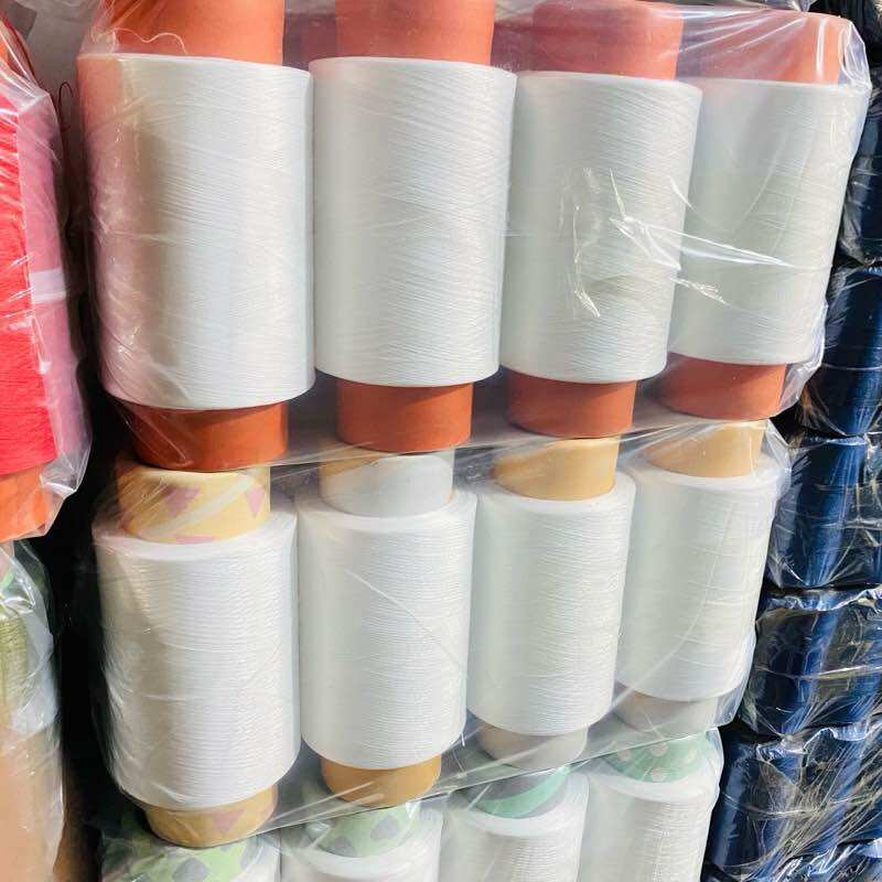 Chỉ Tơ Vắt Sổ 150 Trắng/Đen Loại 1