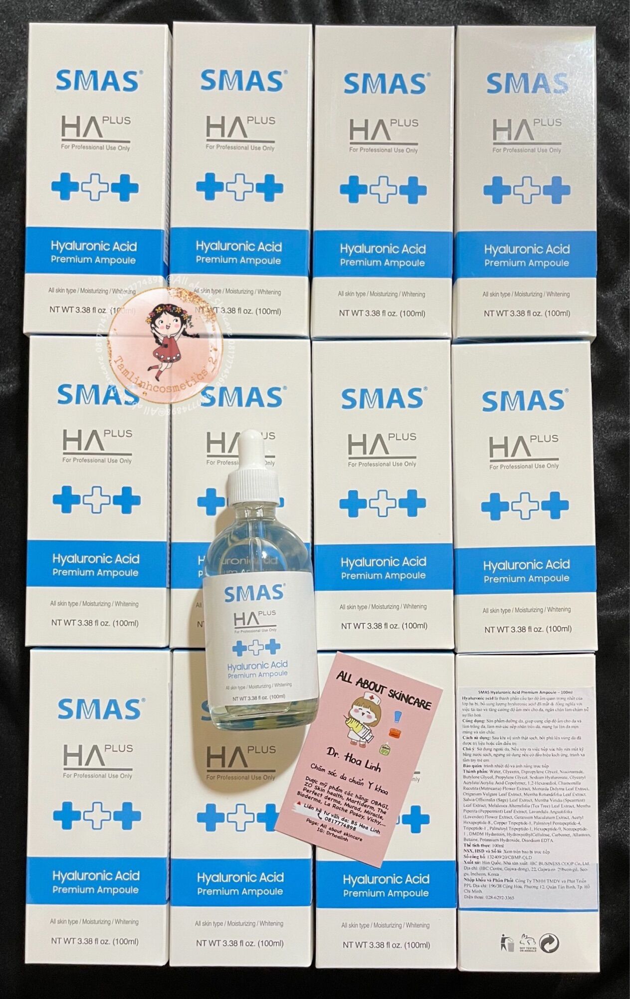 TINH CHẤT SMAS B5 , HA DƯỠNG ẨM, PHỤC HỒI DA