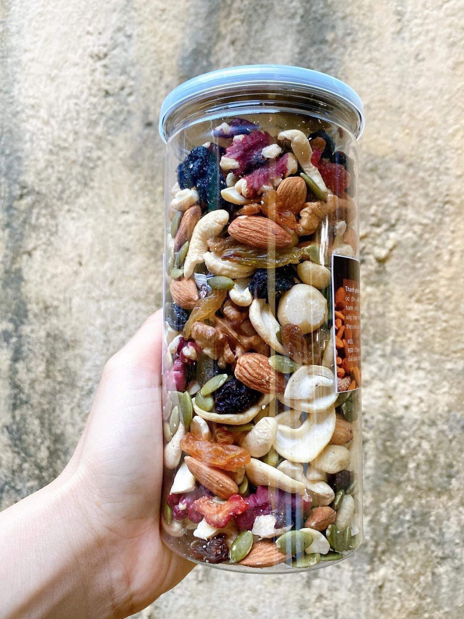 Granola siêu hạt 100% không yến mạch sấy nguyên vị 500gr