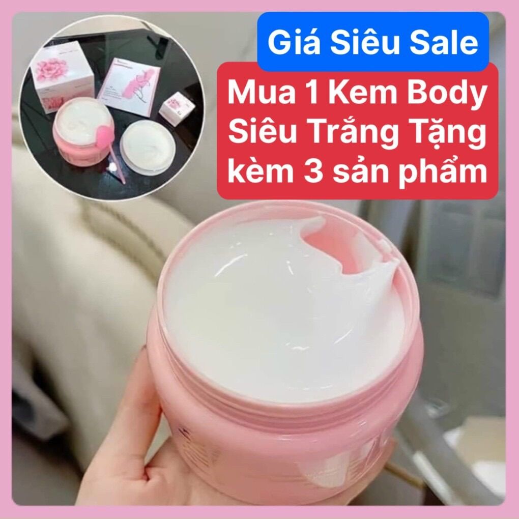 [kem body pink siêu trắng_mua 1 tặng kèm 3 sản phẩm]
