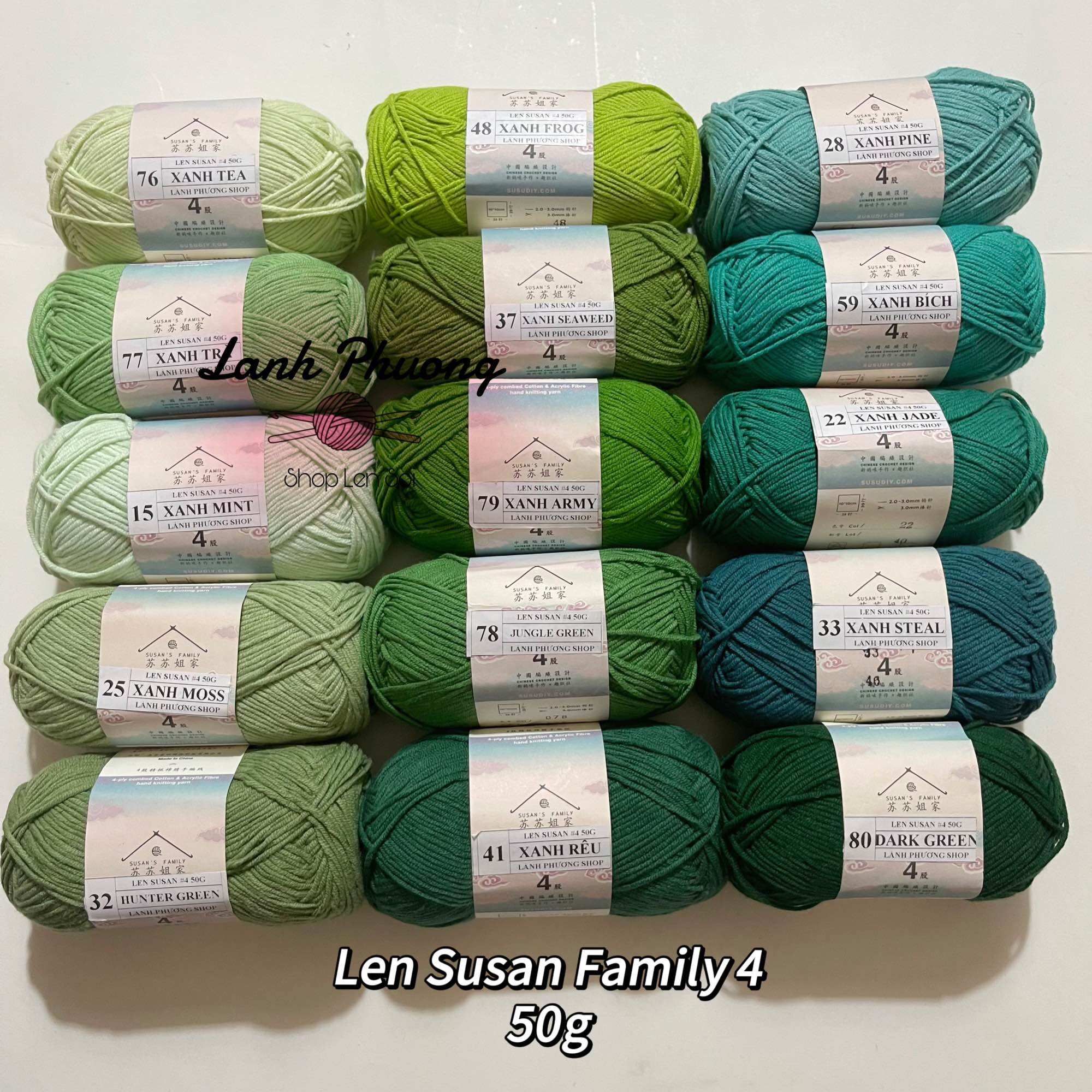 Len Susan Family #4 Cuộn 50gr