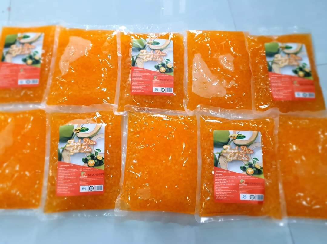 Thạch dừa gel tắc