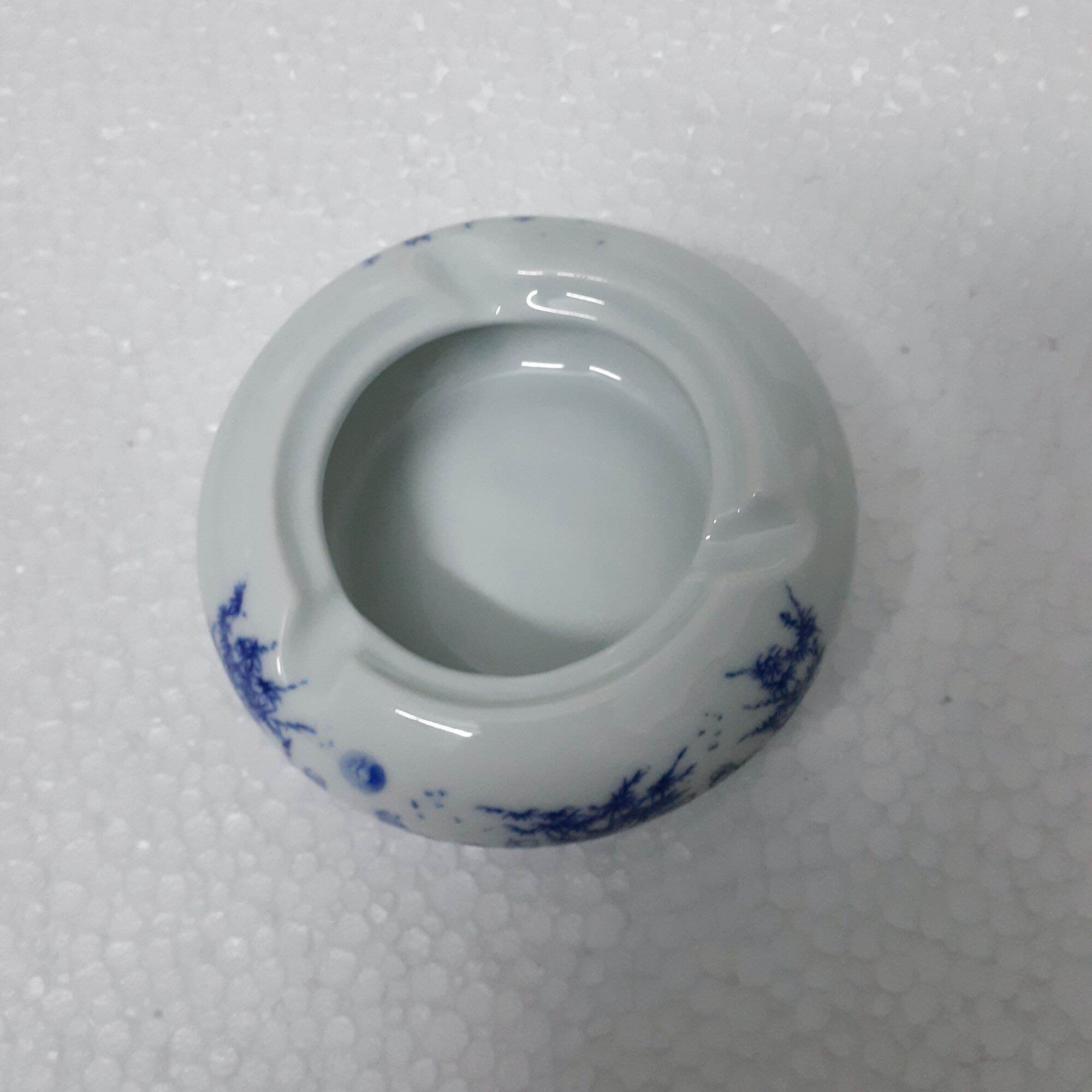 Gạt tàn men lam giả cổ hàng Bát Tràng