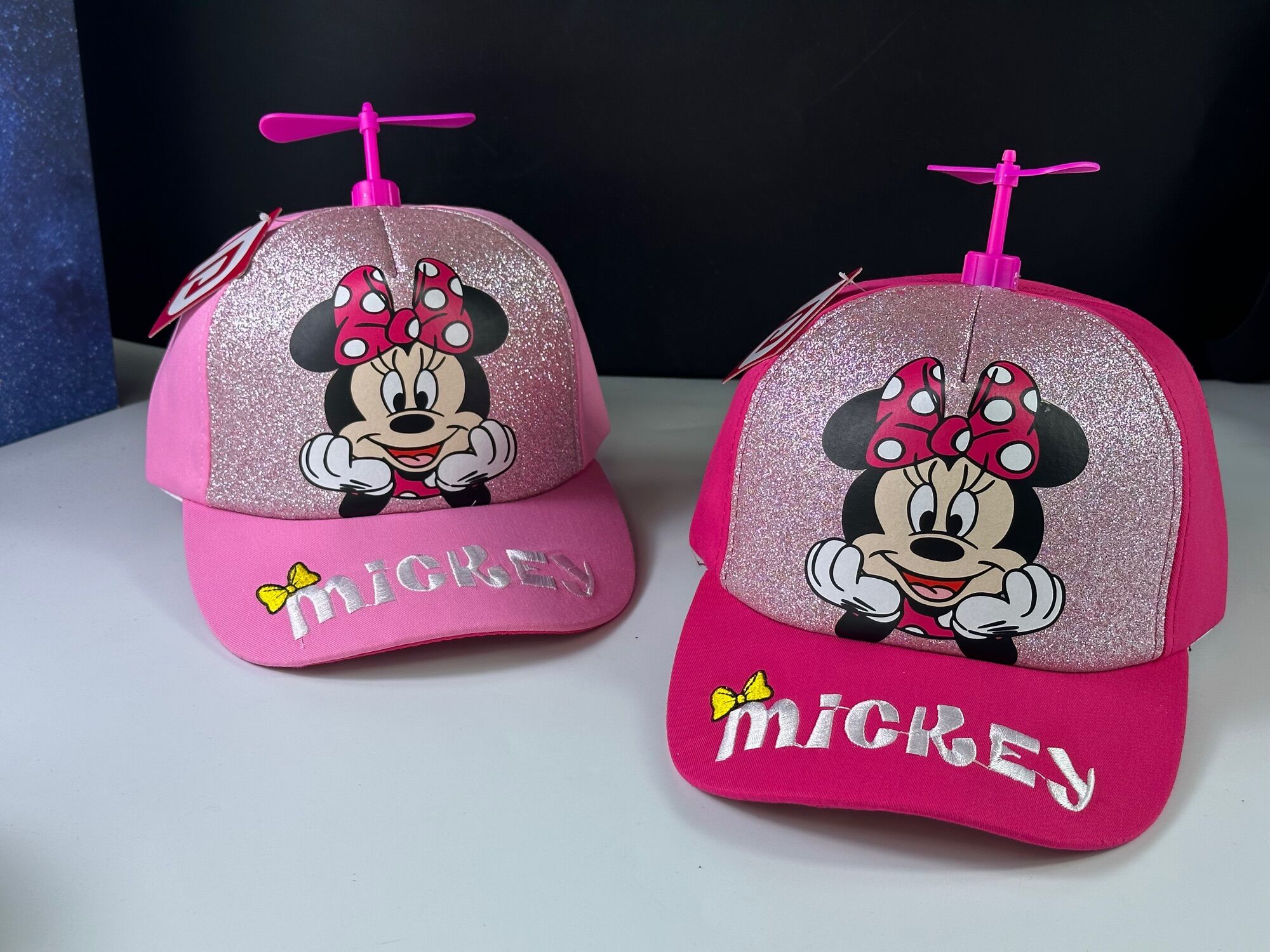 Nón kết cho chong chóng 3 tuổi đến 7 tuổi ::: mũ mickey dành cho bé gái