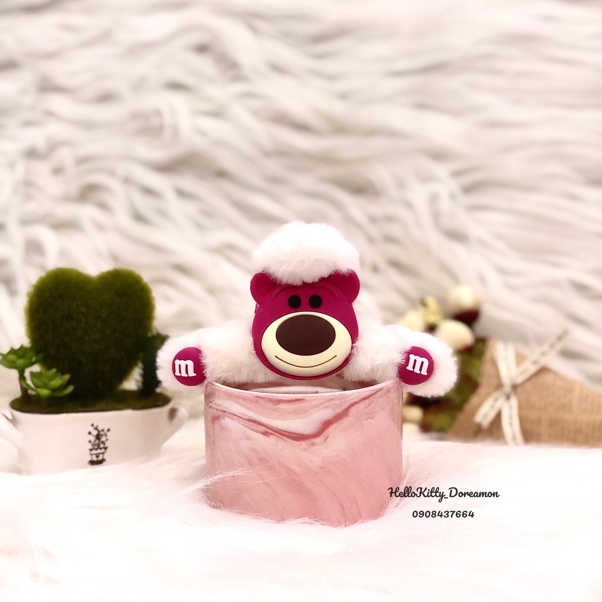 KẸP TÓC CÀNG CUA LÔNG GẤU DÂU LOTSO