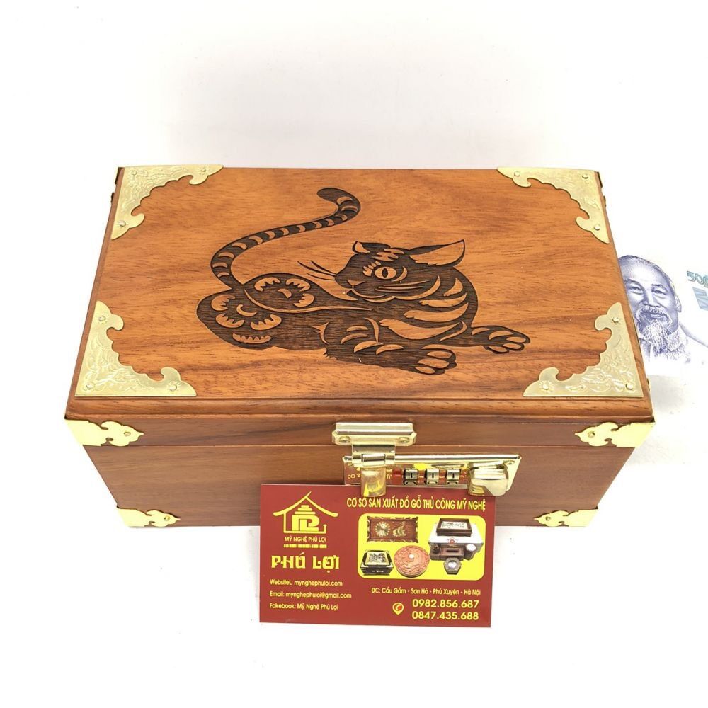 Hộp đựng tiền,đựng dấu phong thủy 12 con giáp