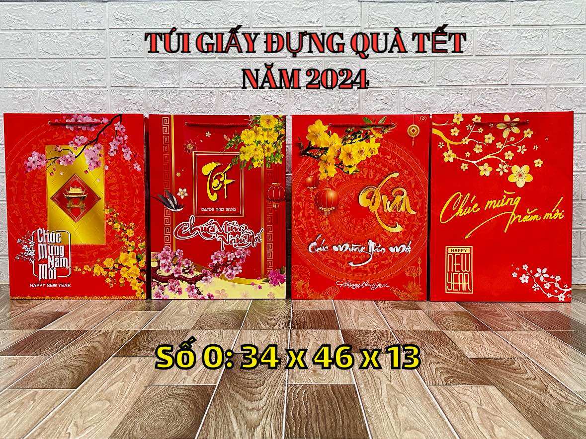 10 túi quà tết túi đựng quà tết - túi chúc mừng năm mới