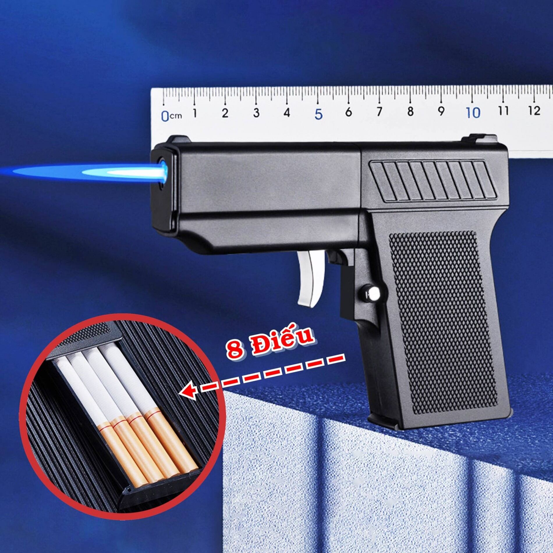 Bật lửa hộp đựng thuốc M910 8 điếu