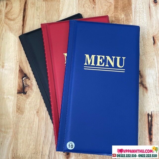 BÌA MENU 10-30 LÁ DA ĐẶC BIỆT