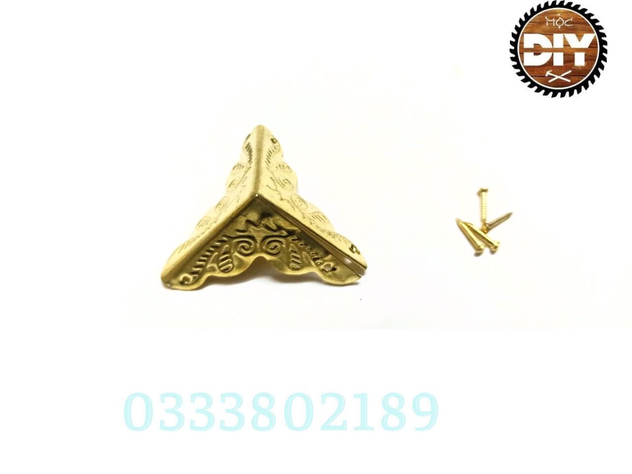 Ốp góc hộp vuông 25mm( kèm đinh)