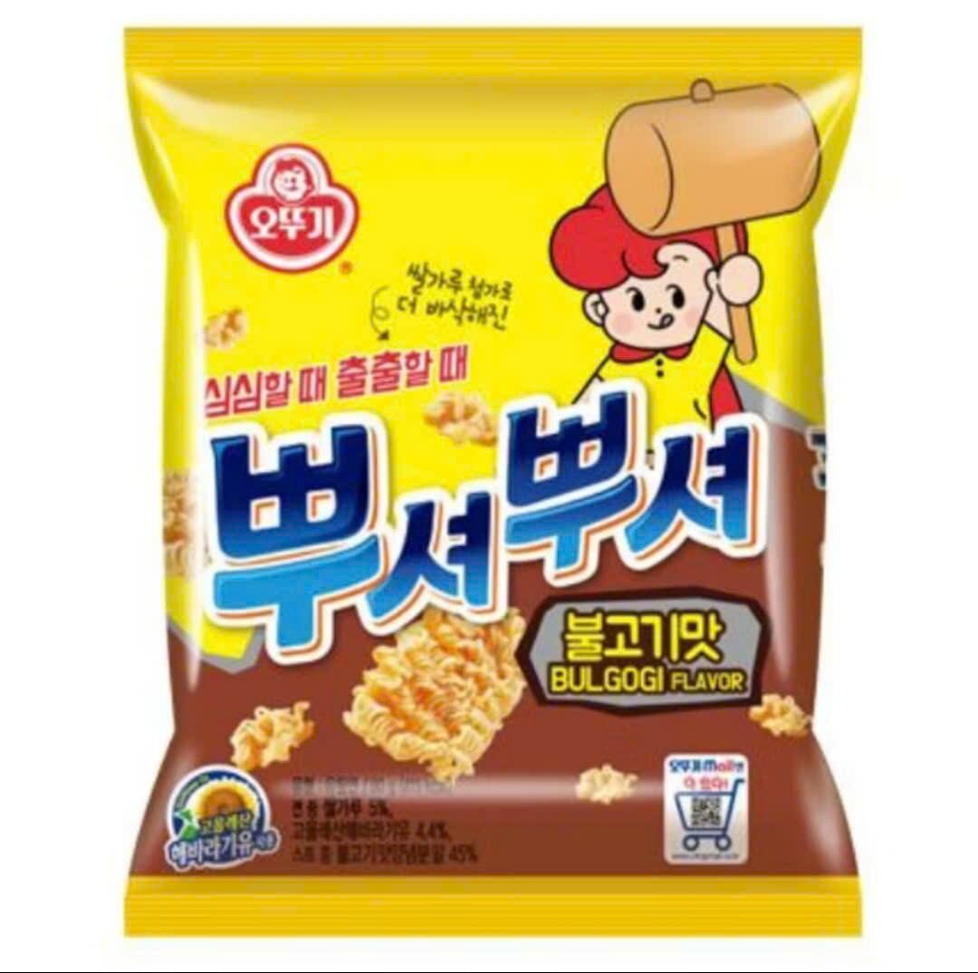 Snack mì tôm Ottogi hàn quốc 90g