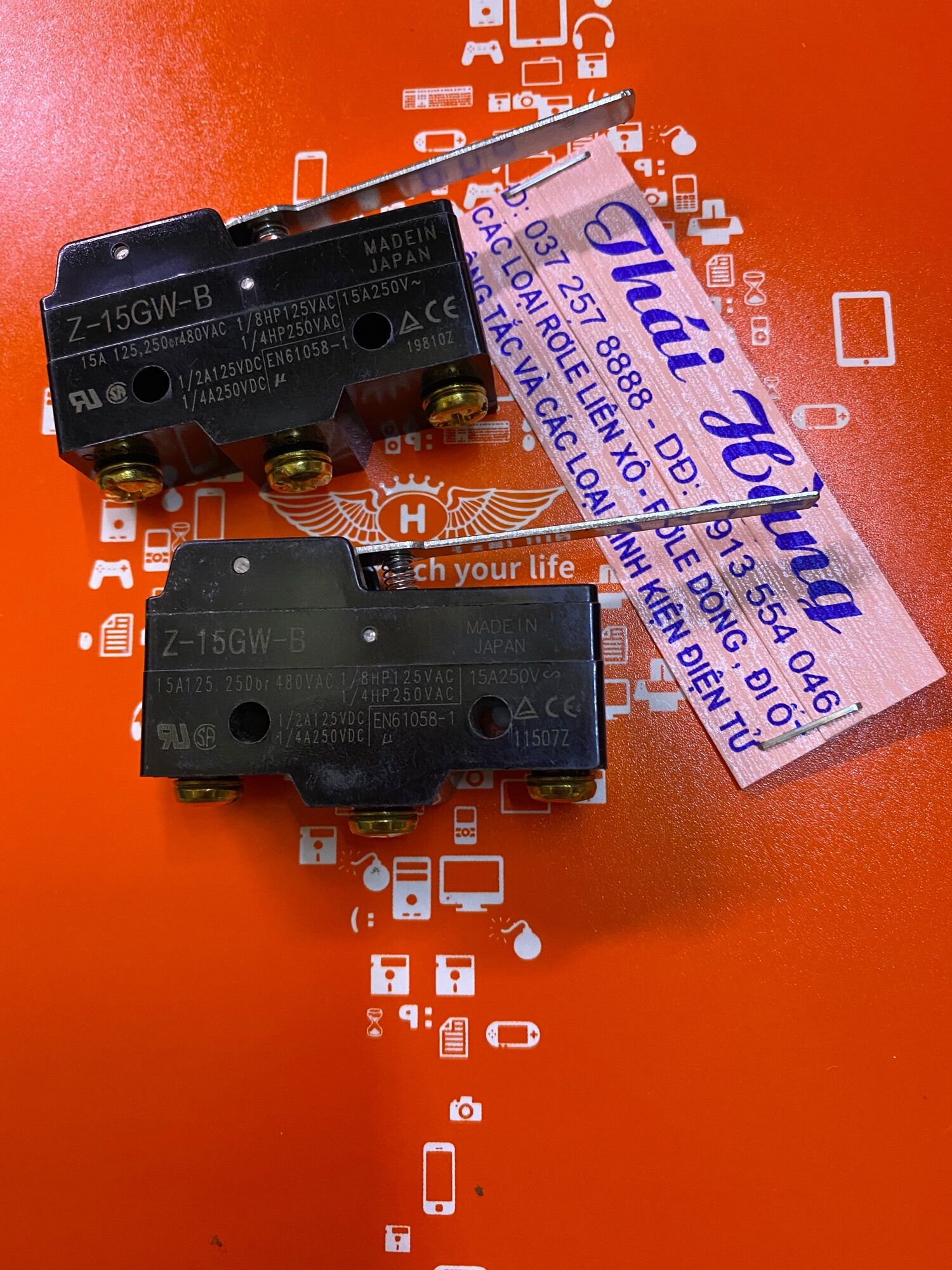Công tắc hành trình Omron Z-15GW-B(2 chiếc)