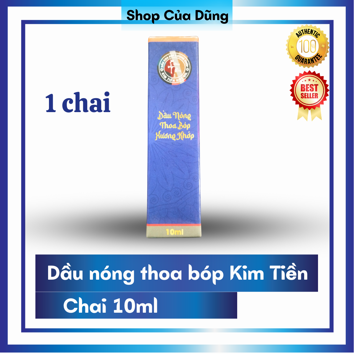 [Xu][4+1][Reward]Kim Tiền - Dầu nóng thoa bóp xương khớp dạng lăng, dầu nóng không lạnh nha bà con