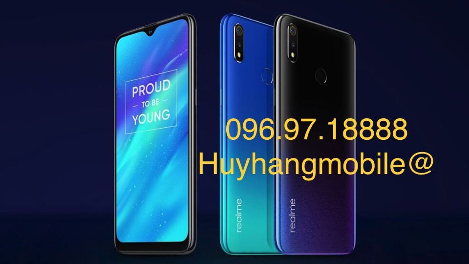 Điện thoại smartphone real.me 3 . máy like new đẹp 90-95%.