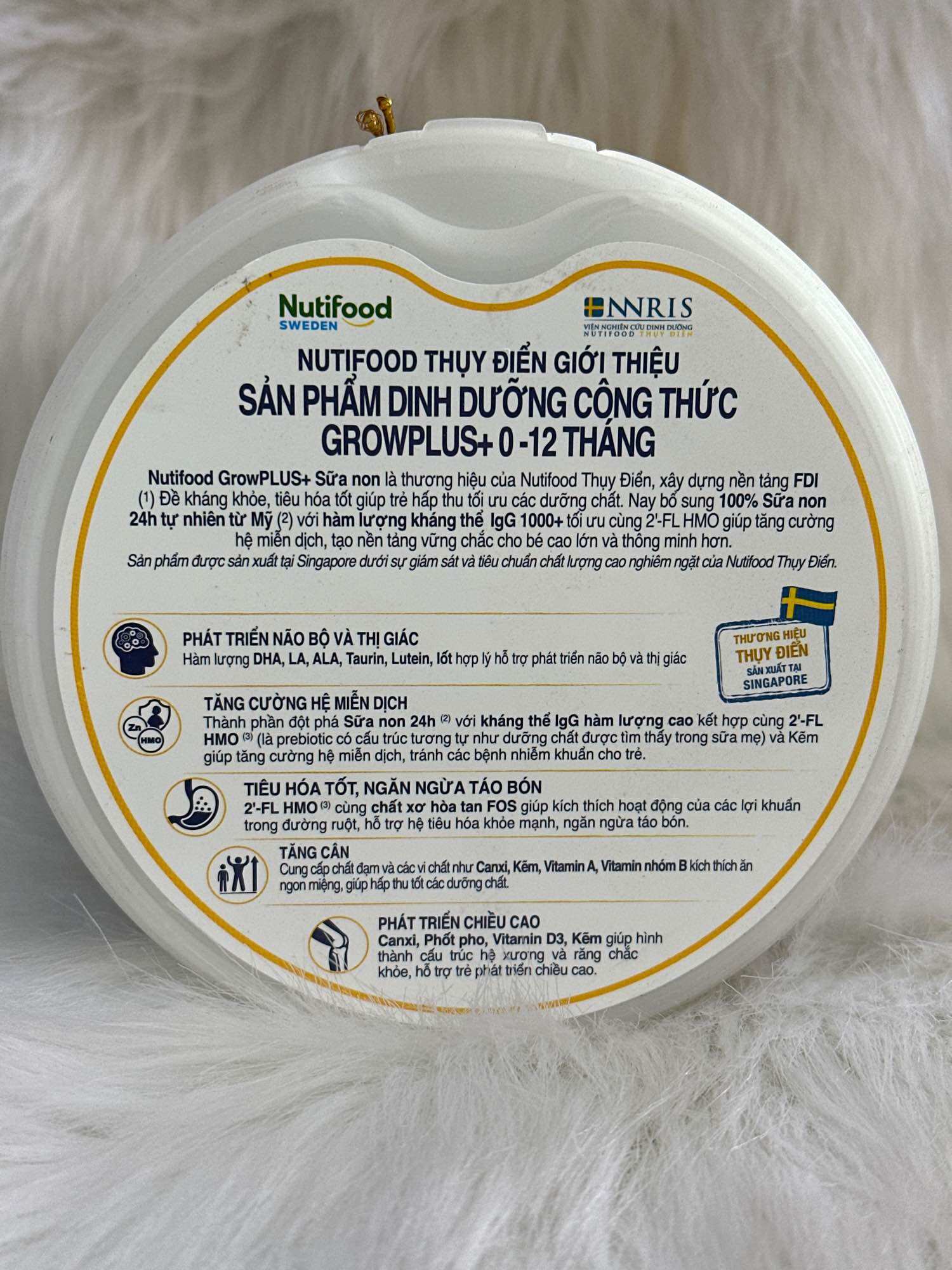 GROWPLUS VÀNG 0+ 800g ( cho trẻ từ 0-12 thang)