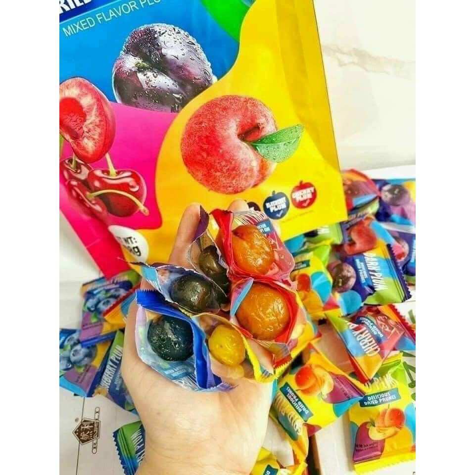 Ô mai colorful plum mix vị 408g/gói