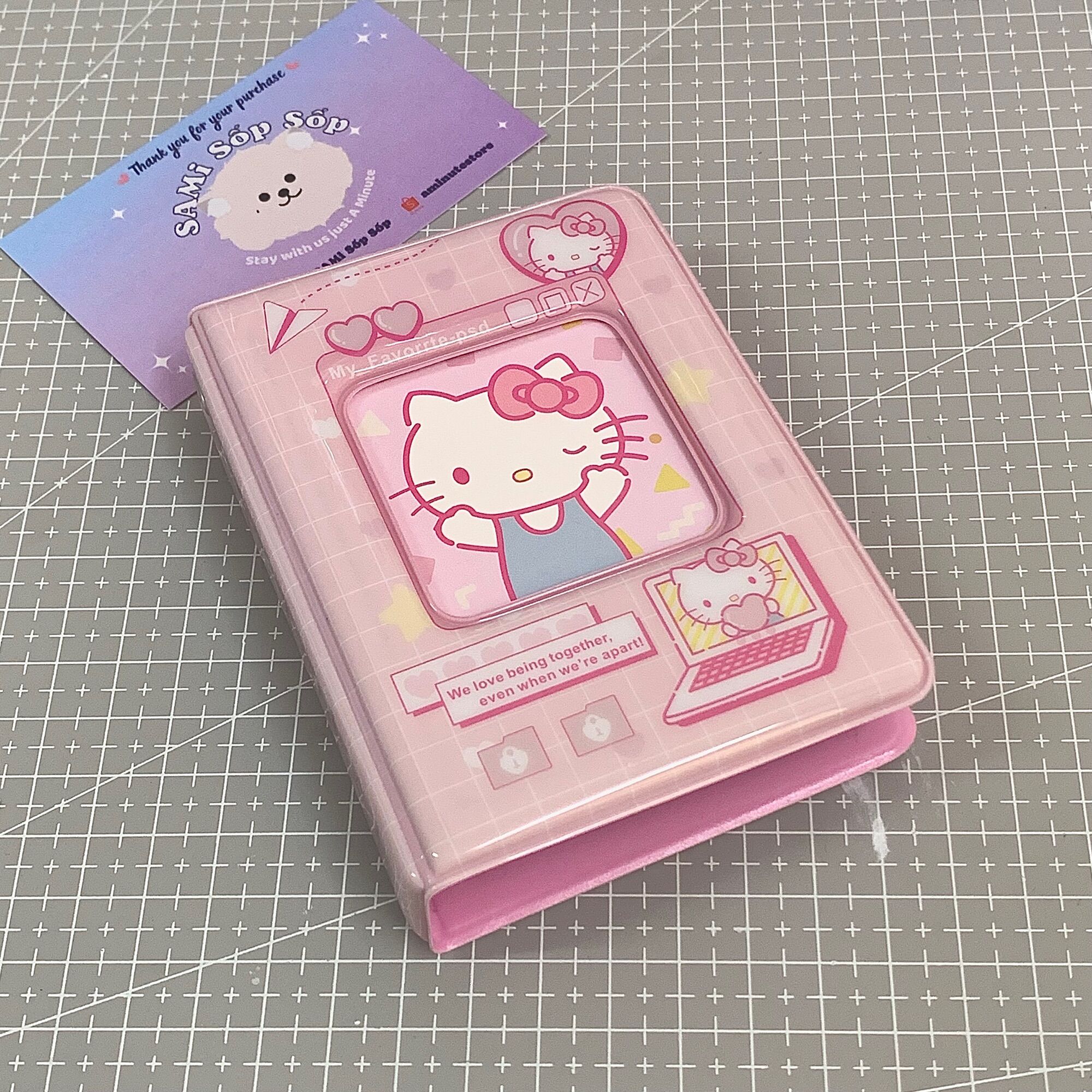 Collect book 1 ô sheet PVC sổ đựng card album ảnh mini 6x9