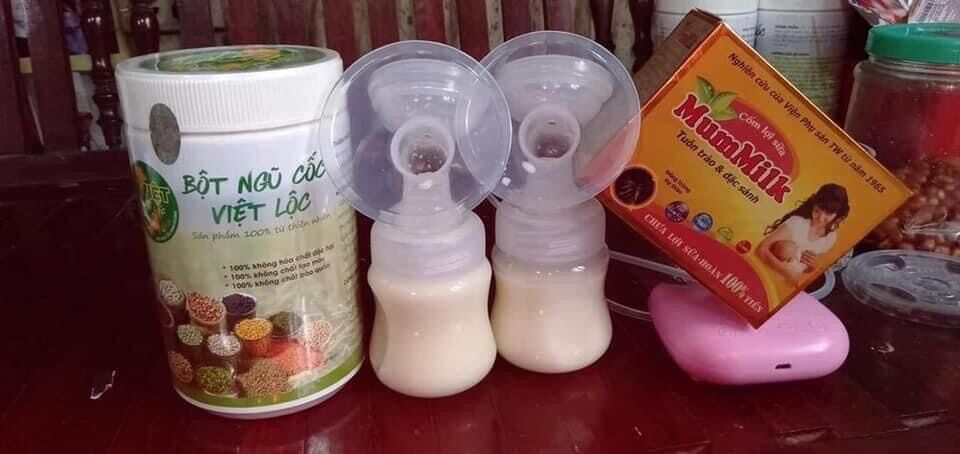ngũ cốc việt lộc kèm 2 cốm mummilk [ 1Kg + 2 hộp cốm ]