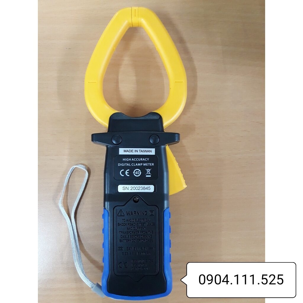 [Hcm]Ampere Clamp Meter for Measuring Ac Current Apech Ac-358 (1000A)