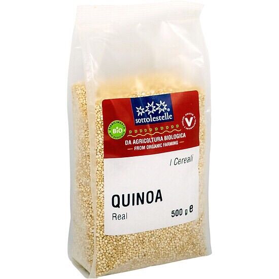 Hạt quinoa trắng hữu cơ 500g Sottolestelle - Ý