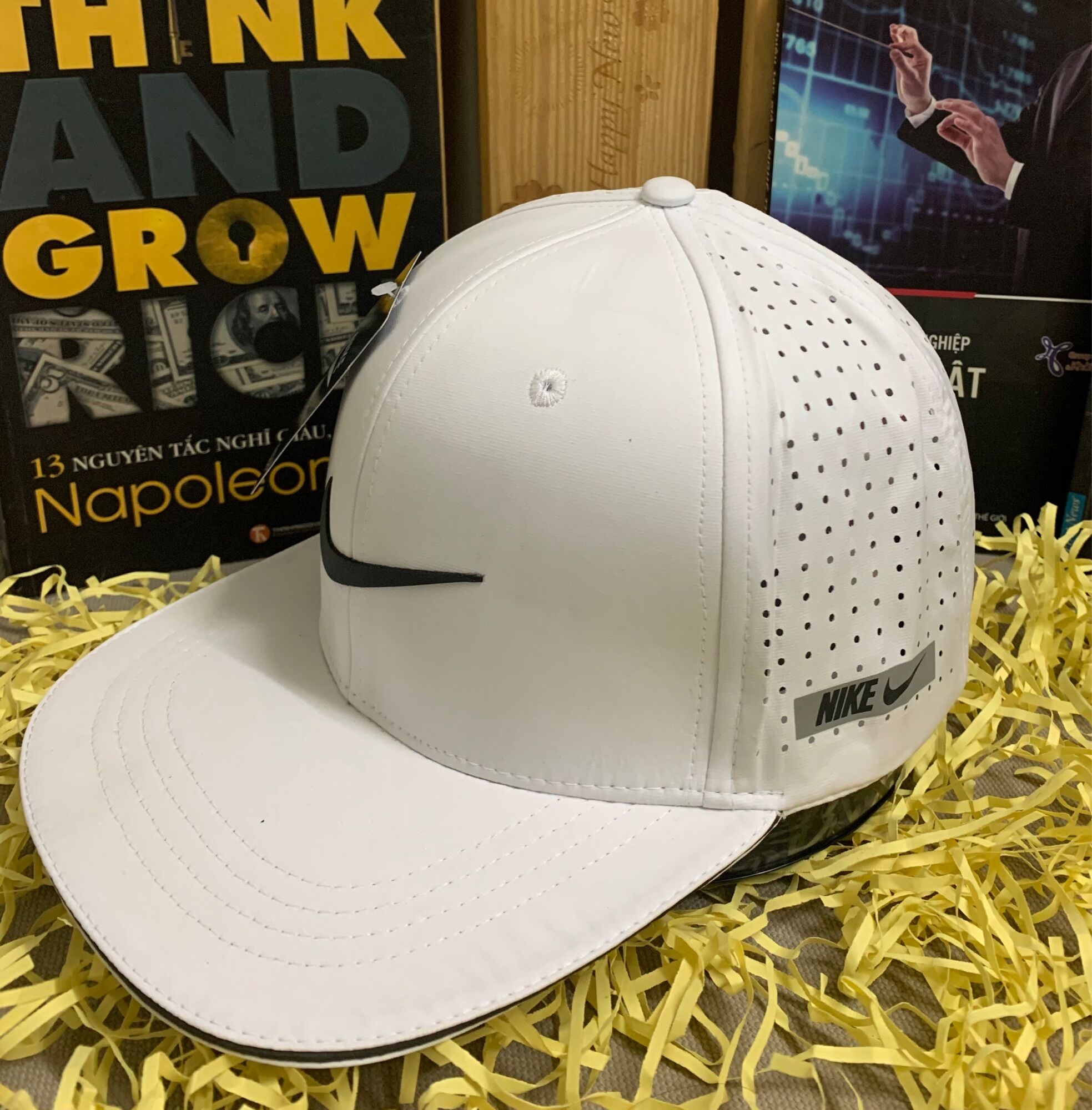 Nón lưỡi bằng nam nón snapback nam in logo ni.ke