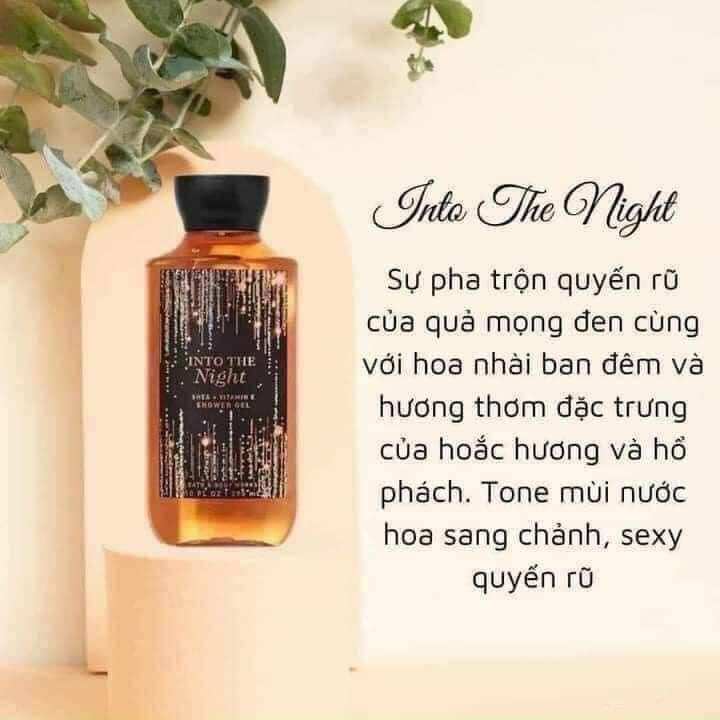 Sữa tắm Bath Body Work Into Night 295ml