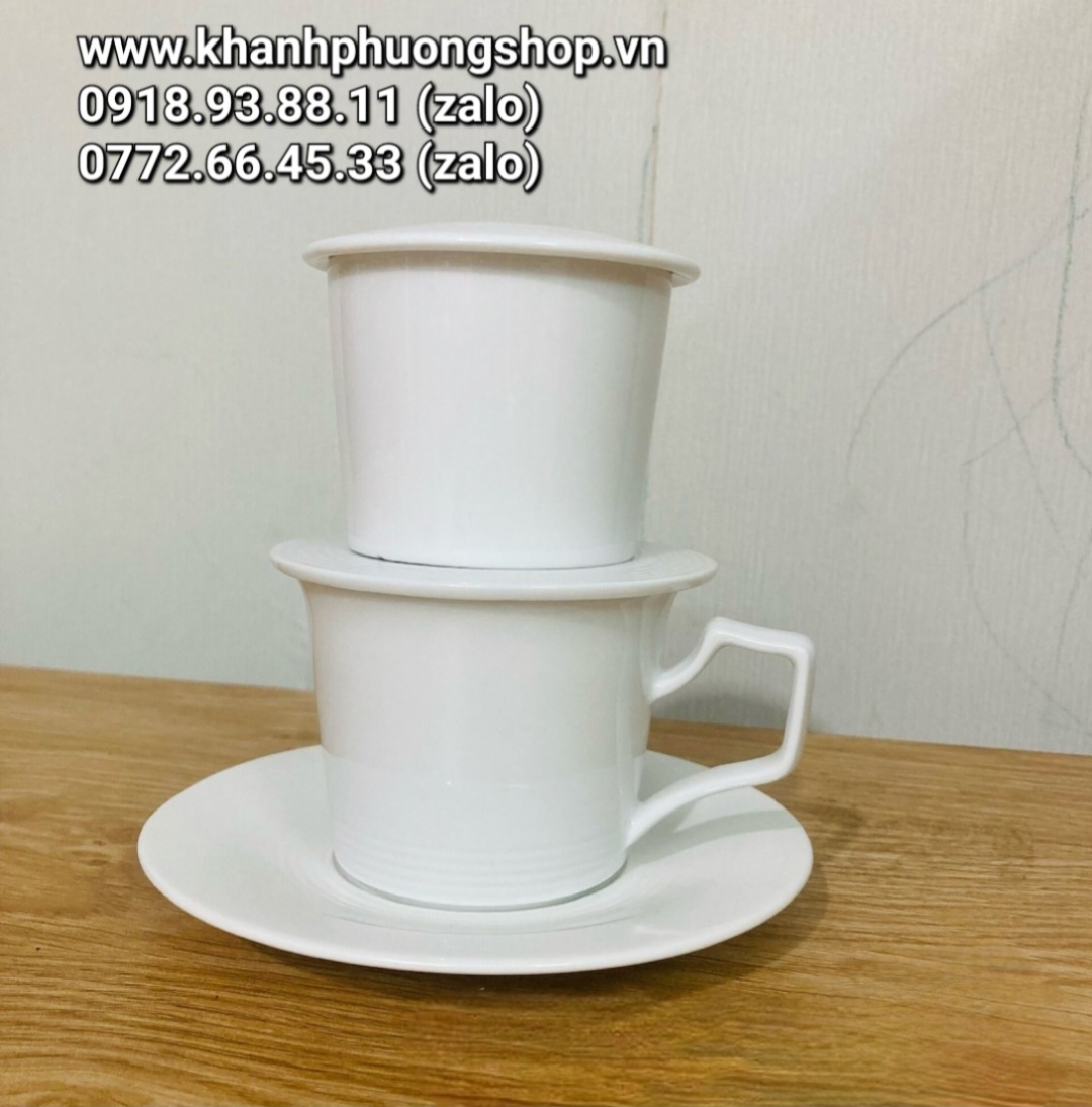 phin cà phê sứ Minh Long - phin cafe sứ Minh Long