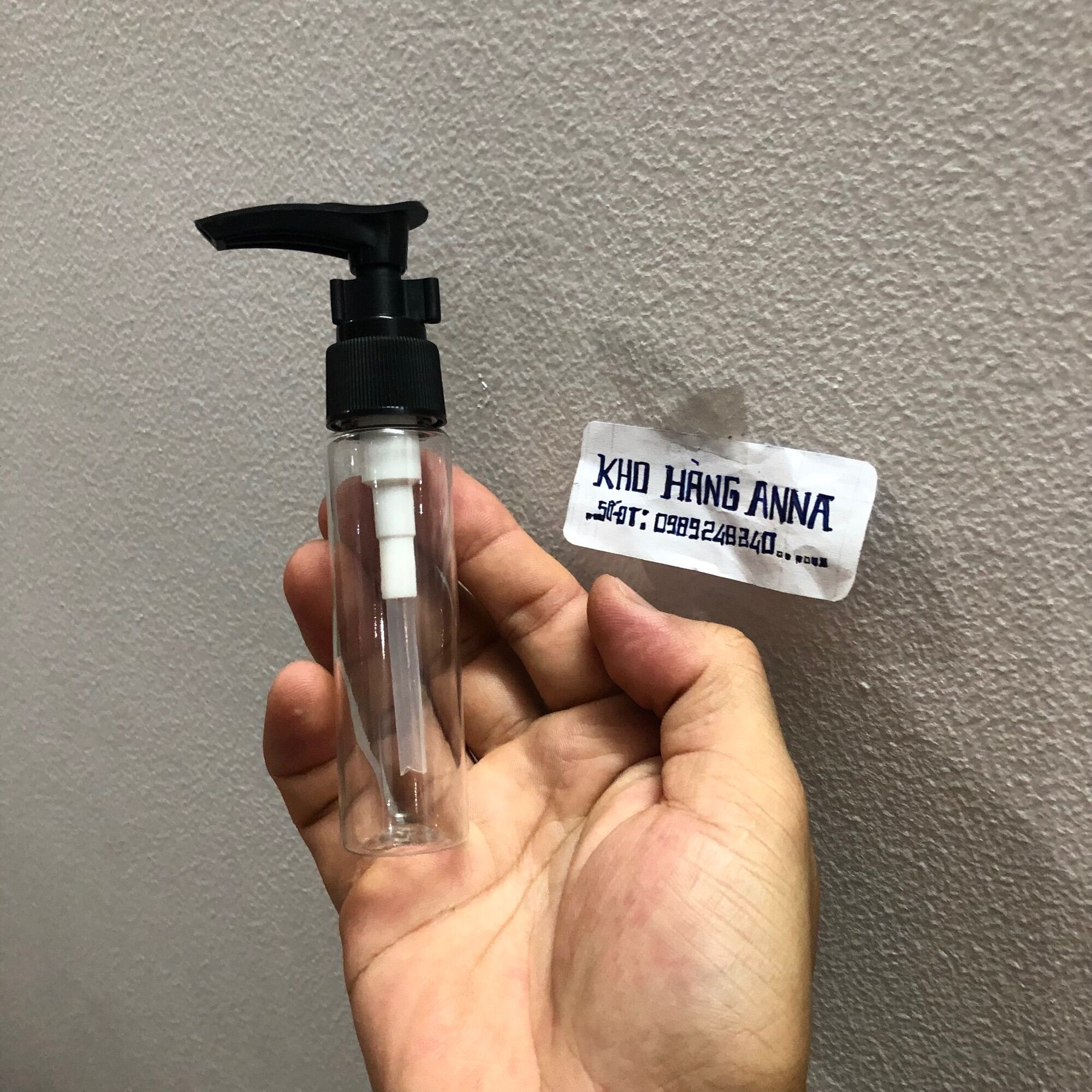 COMBO 5 chai Vòi nhấn nhỏ giọt nhỏ - Set 5 chai nhựa trong suốt nhỏ 10ml/ 30ml/ 50ml / 100ml đựng nước gel rửa tay , đựng dầu gội , chiết Mỹ phẩm du lịch - Chai nhấn xịt nhỏ giọt