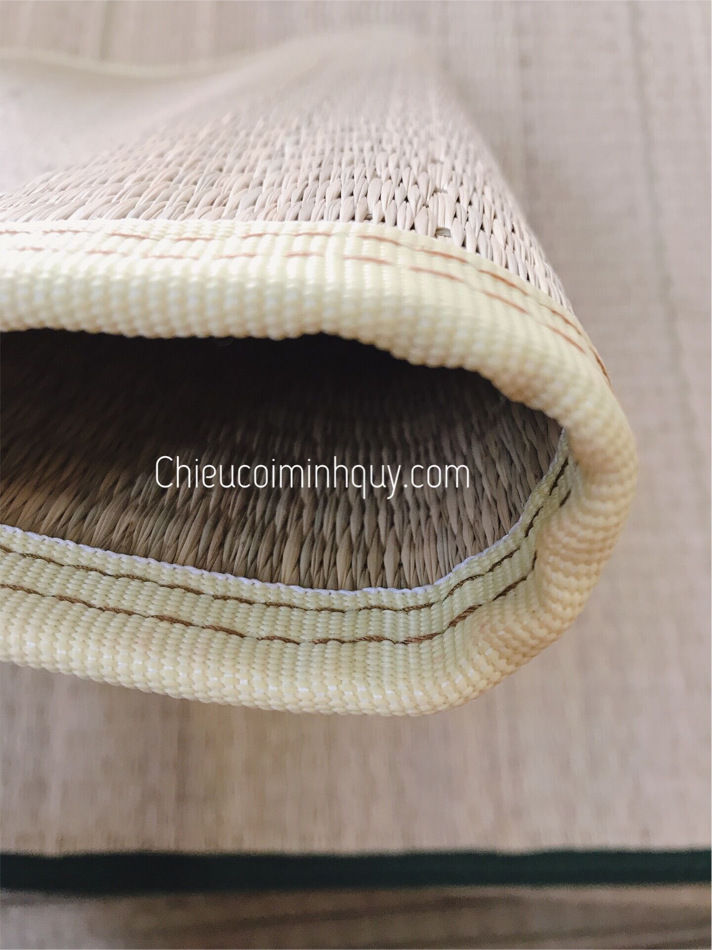 Chiếu Cói Trắng giường cá nhân 1m2x2m, chiếu ký túc