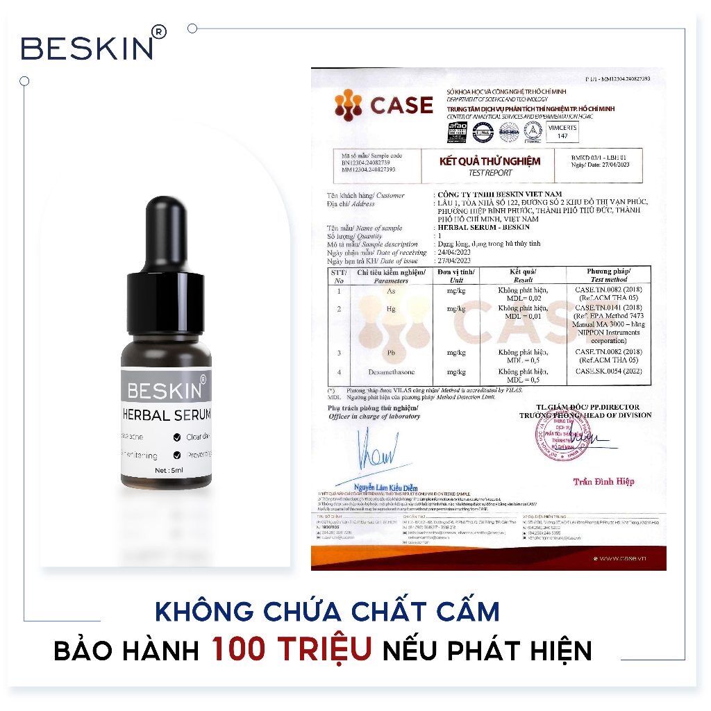 SERUM MỤN BESKIN [CHÍNH HÃNG] - (vui lòng đọc kĩ các lưu ý ở hình)