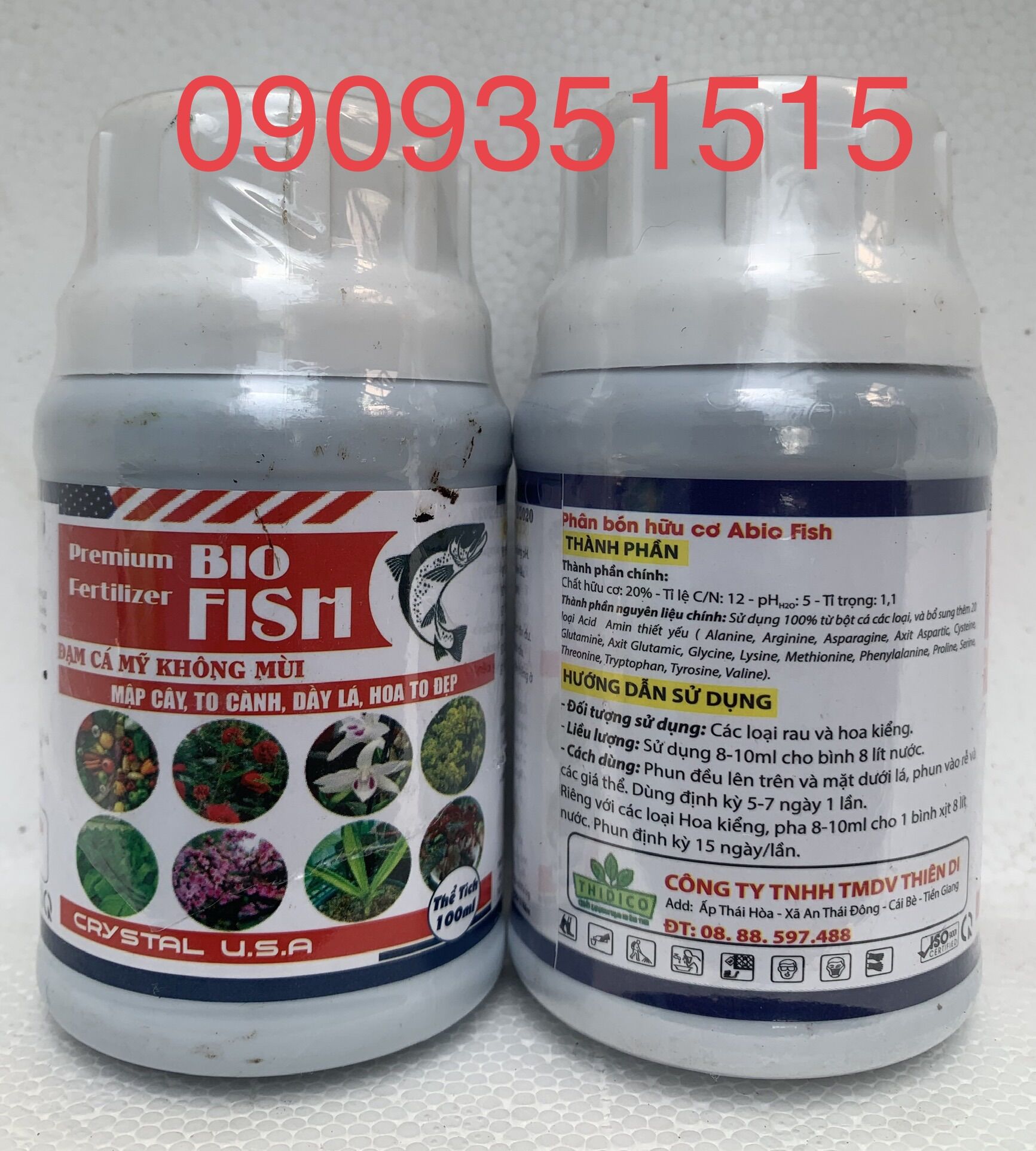 ĐẠM CÁ KHÔNG MÙI BIO FISH 100ml