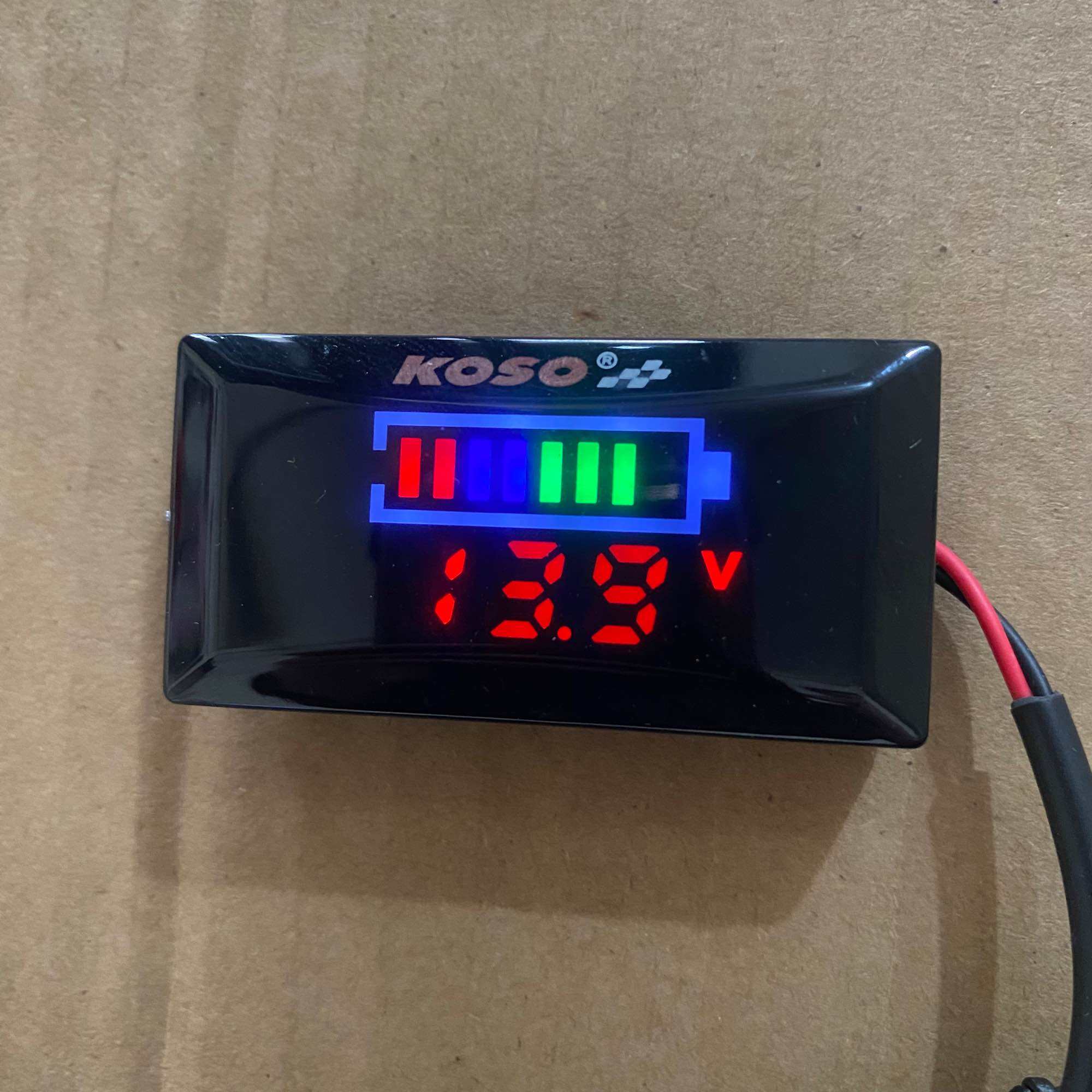 Đồng hồ báo vol coso 5-150v sử dụng mọi dòng xe điện xe máy