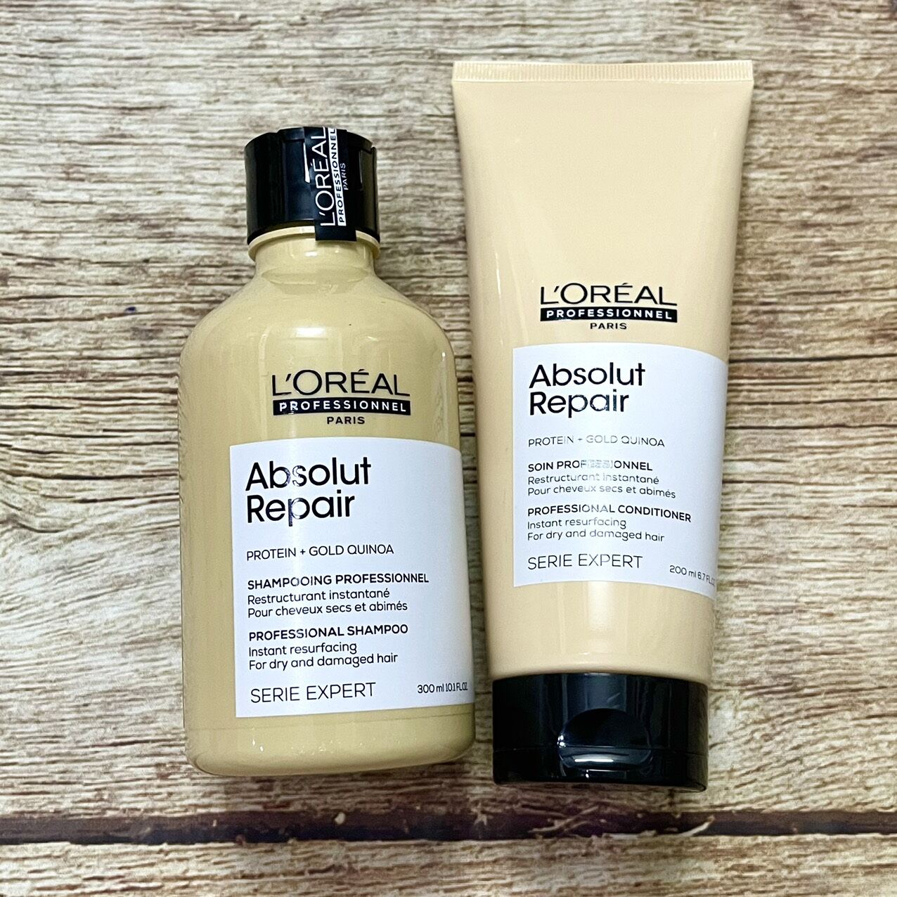 Dầu gội xả loreal professionel phục hồi hư tổn 300ml