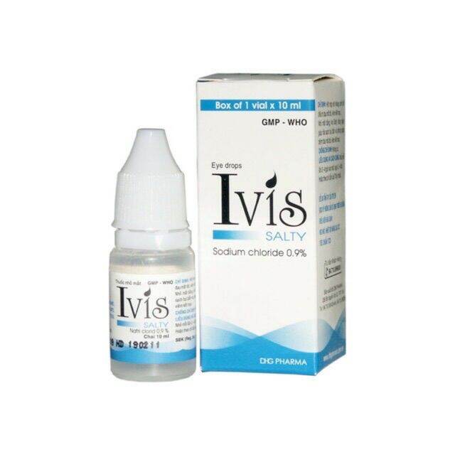 [HCM]Nhỏ Mắt Ivis DHG 10 chai
