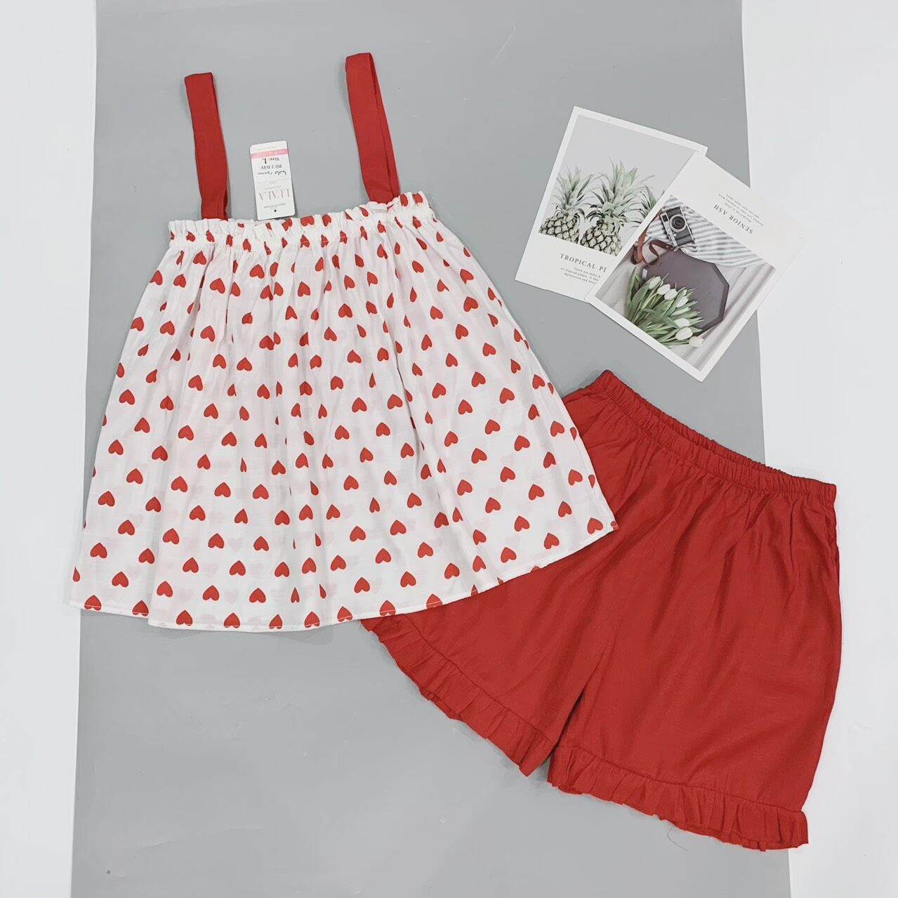 Bộ đồ ngủ đồ mặc nhà Bộ 2 dây đũi pijama