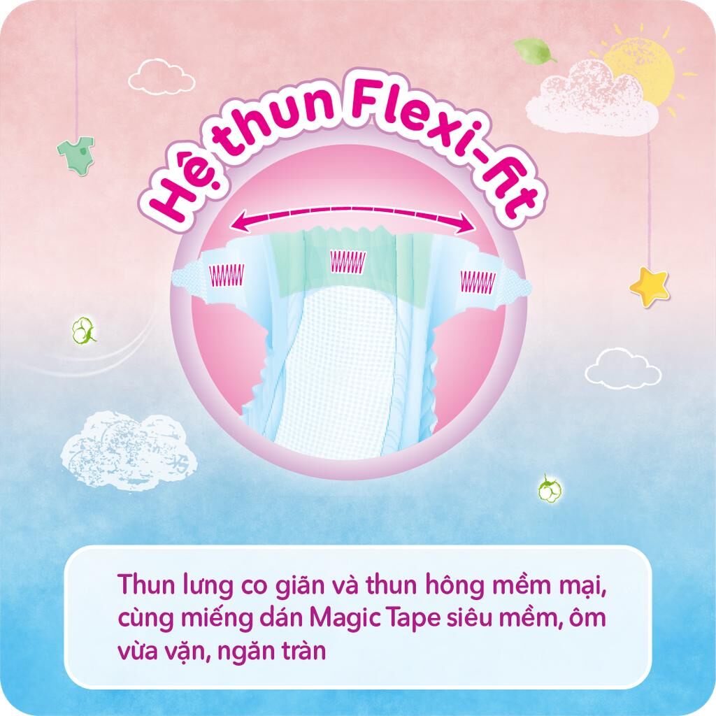 Tả dán bobby size sơ sinh S M L