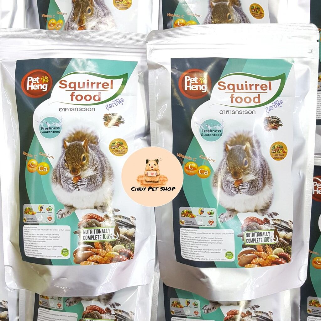 Thức ăn cho Sóc Bông, Sóc Đất Pet Heng vị hải sản