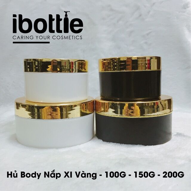 Hủ đựng kem xi vàng 150gr