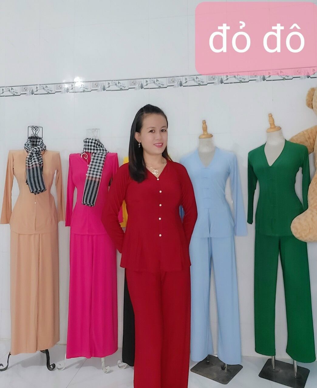 bộ bà ba trơn