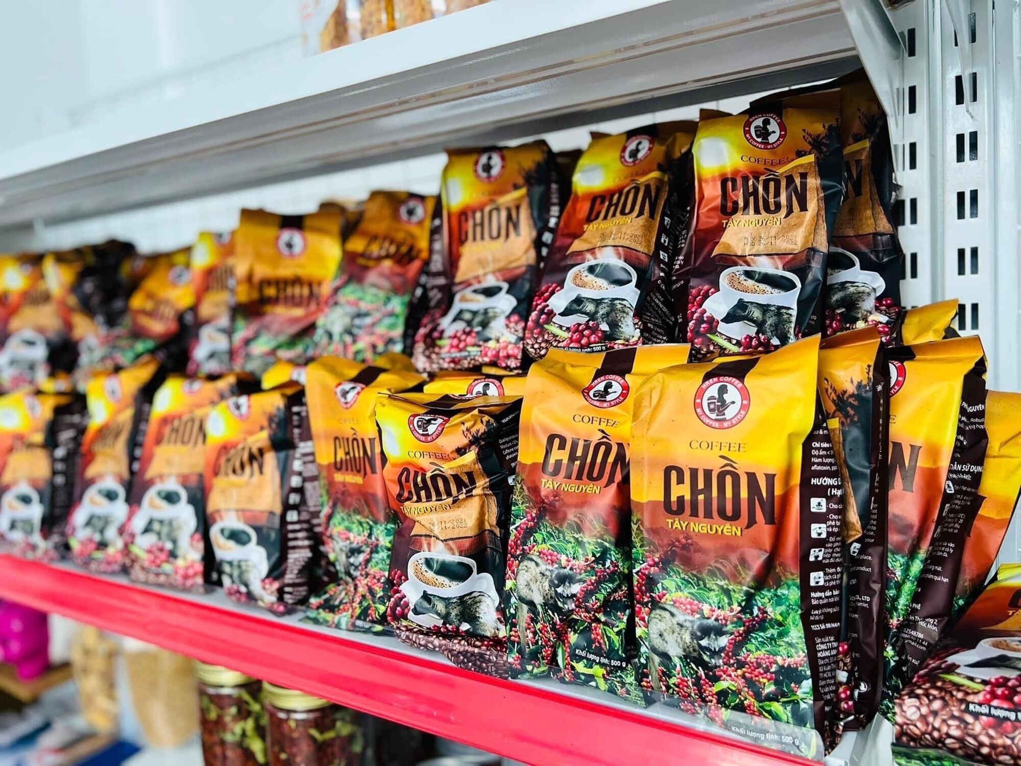 Cà phê Chồn Tây Nguyên gói 1kg