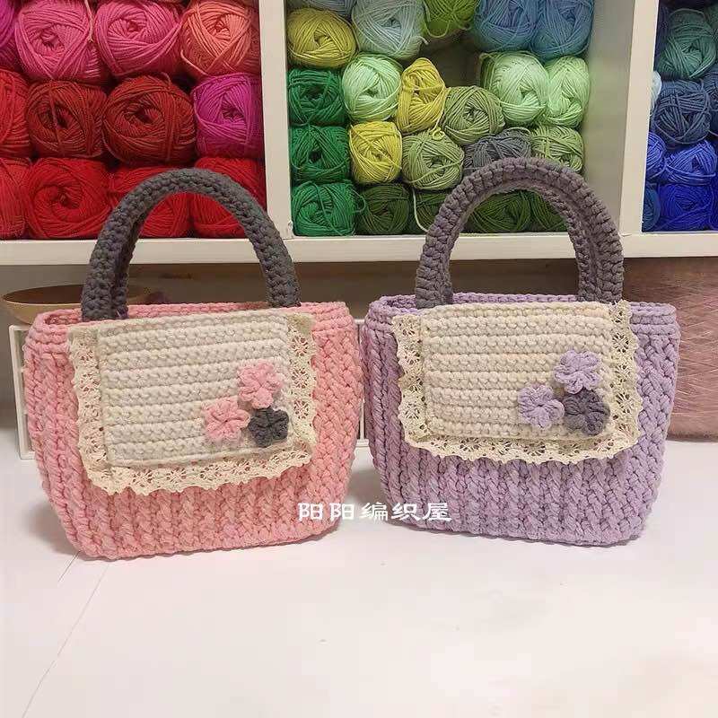 Túi xách bằng len handmade