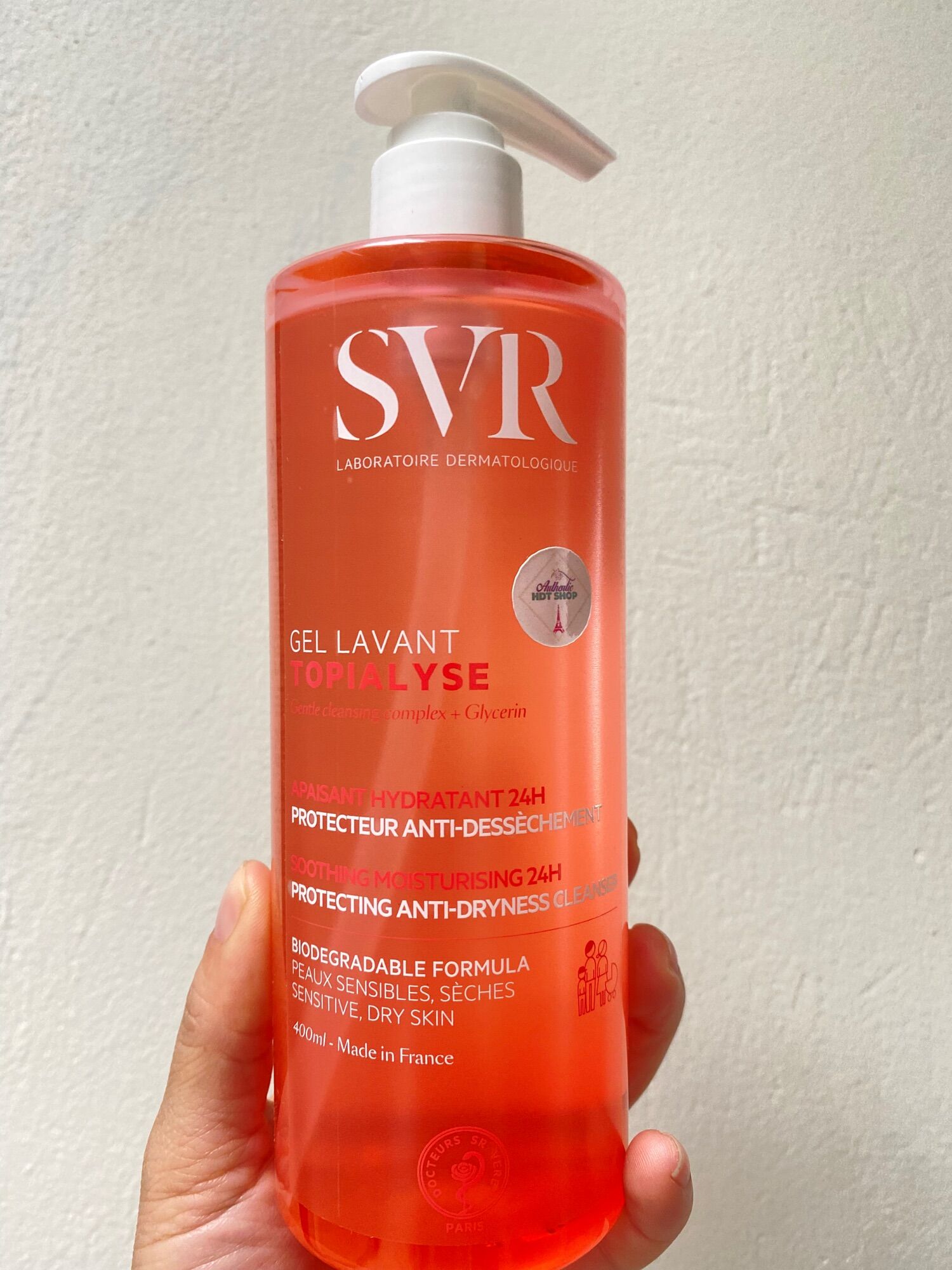 Sữa rửa mặt SVR Topialyse cho da khô 200ml (Bill Pháp Nội Địa)