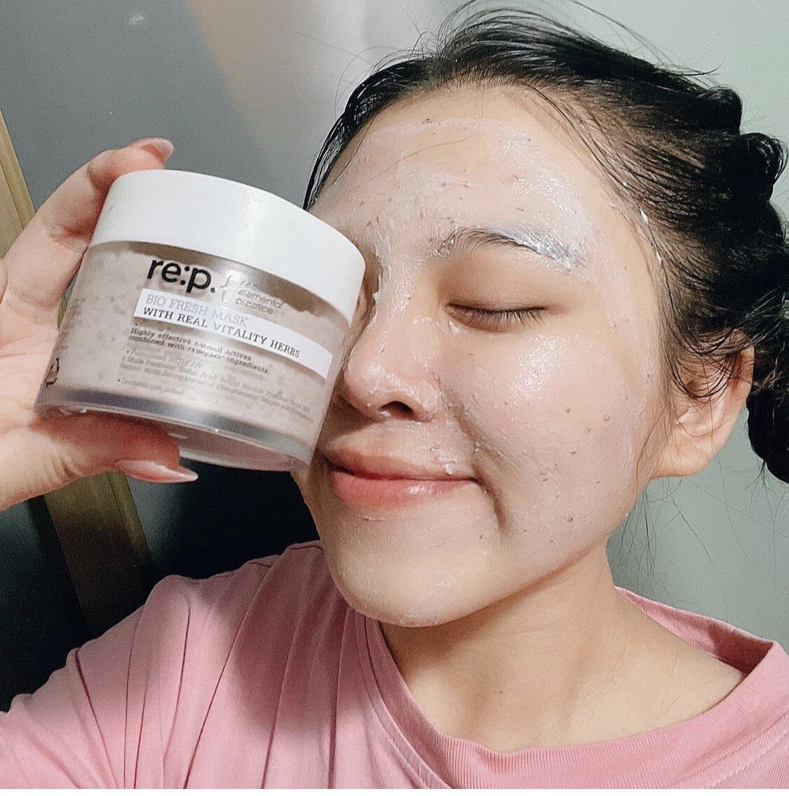 [HCM]Mặt Nạ Đất Sét RE:P Bio Fresh Mask With Real Calming Herbs