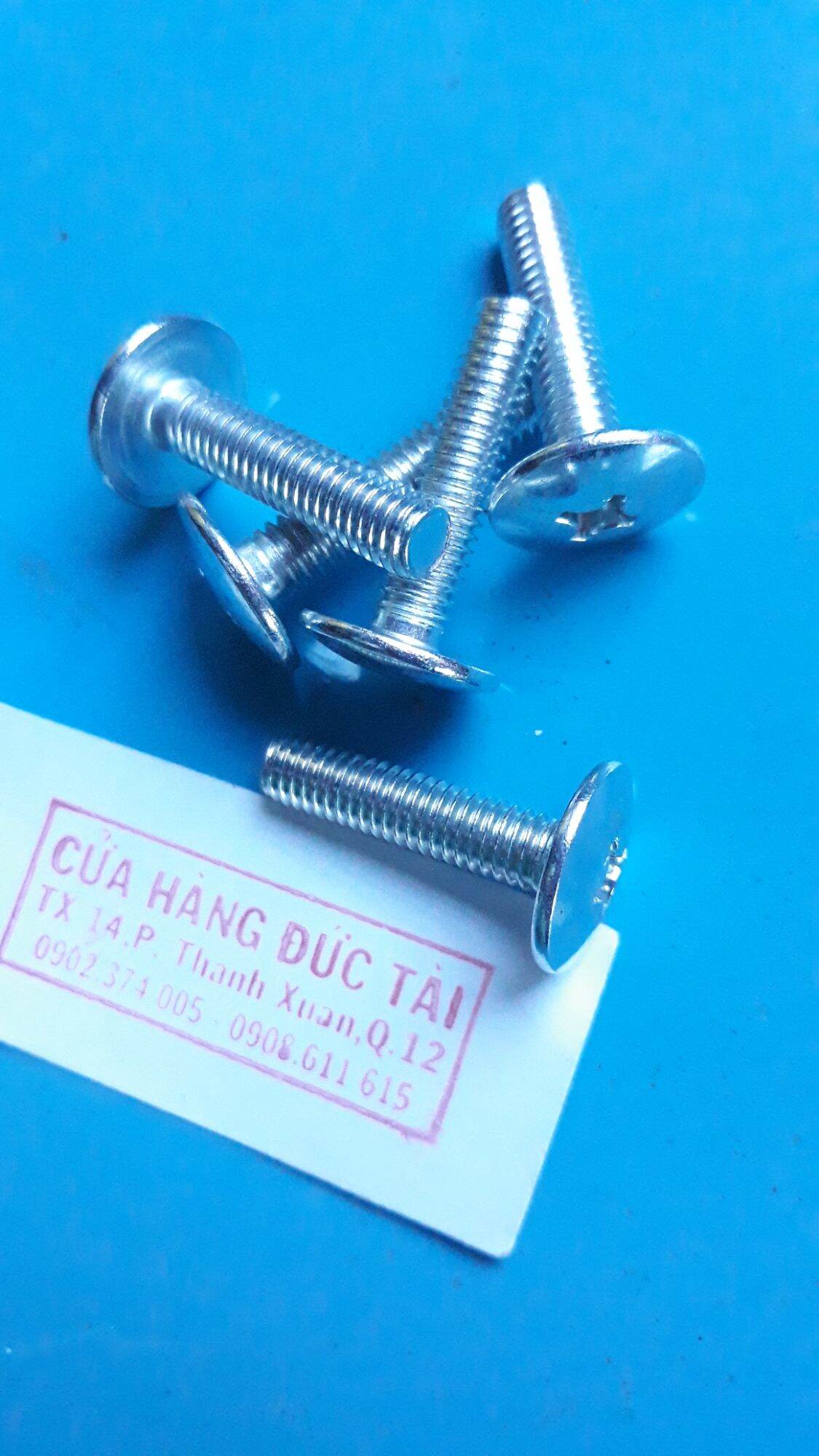[HCM] Ốc dàn áo, ốc bửng xe 6li dài 3cm combo 5 con