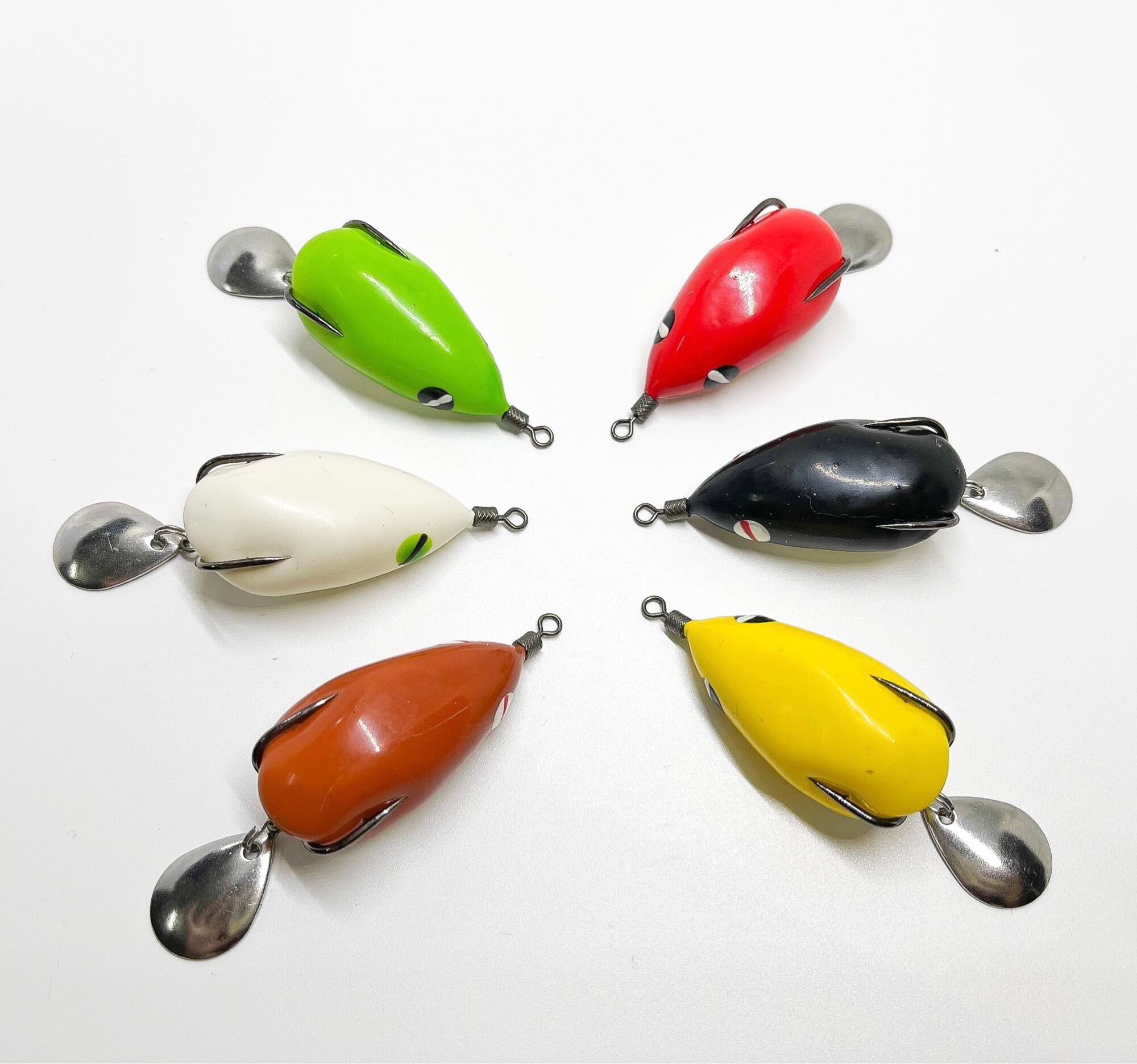 Nhái Hơi F45_Mồi nhái hơi F45 8g & F45S 13g làm bằng cao su chất lượng tốt,mềm có độ bền cao.Dùng để câu cá lóc…