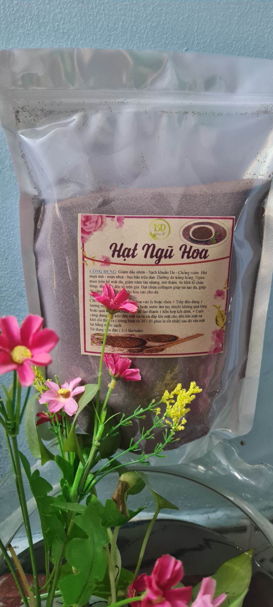 Gói hạt ngũ hoa đắp mặt 1kg