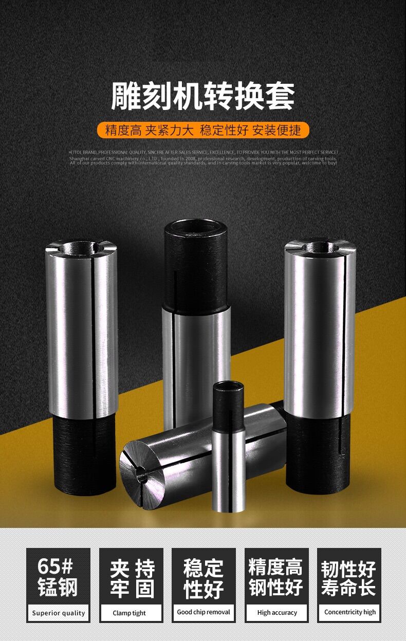Collet chuyển đổi 6.0-6.35-12.7mm sang 3.175-4.0-6.0-8.0mmmm
