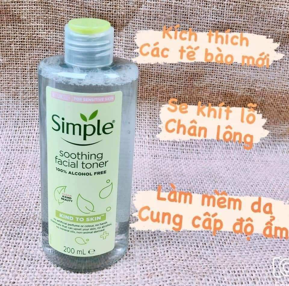 [COMBO 3 MÓN CHĂM SÓC DA DẦU MỤN] TRỌN BỘ SỮA RỬA MẶT SIMPLE NHẸ DỊU